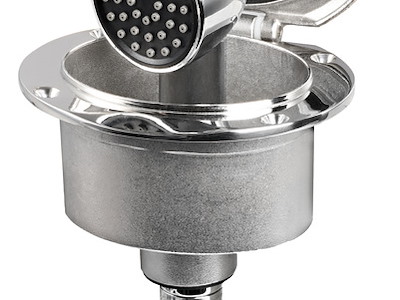 Box doccia Elissa con doccia Keji II Continuum Flow