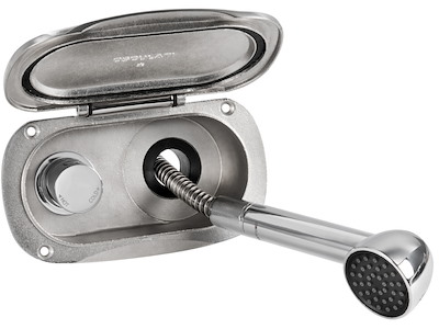 Box doccia Elissa con miscelatore e doccia Keji II Continuum Flow