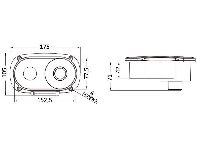 Box doccia Elissa con miscelatore e doccia Keji II Continuum Flow