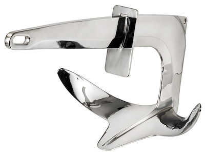 Ancora Trefoil 10 kg con piastra anti schizzi 