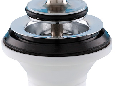 Piletta con tappo a fungo cromato 