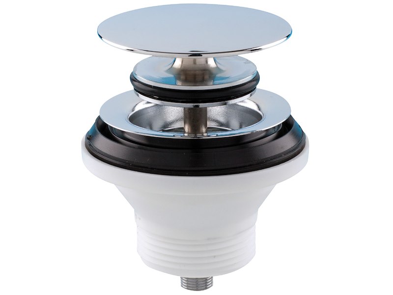 Piletta con tappo a fungo cromato 