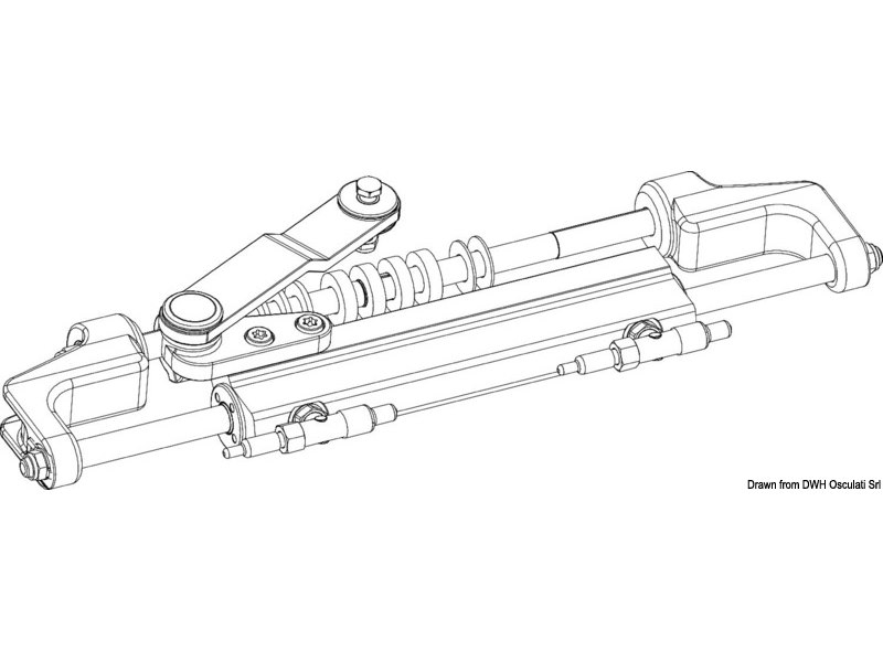 Cilindro idraulico fino a 175 HP