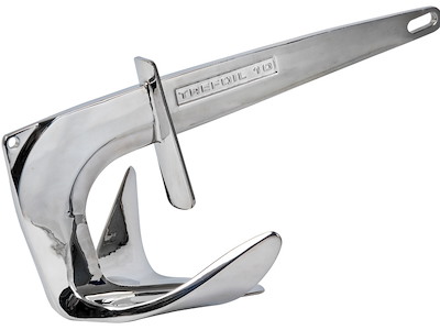 Musone di prua + ancora Trefoil® con sistema di chiusura anti acqua