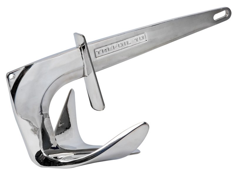 Musone di prua + ancora Trefoil® con sistema di chiusura anti acqua