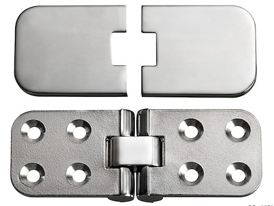 Cerniera di precisione con rotazione 180° e cover  