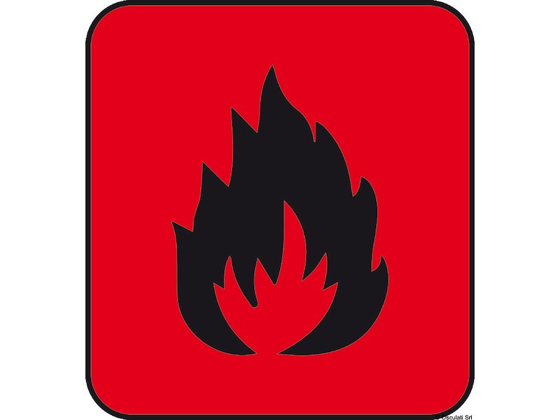 Adesivi di segnalazione pericolo e punti di carico / scarico