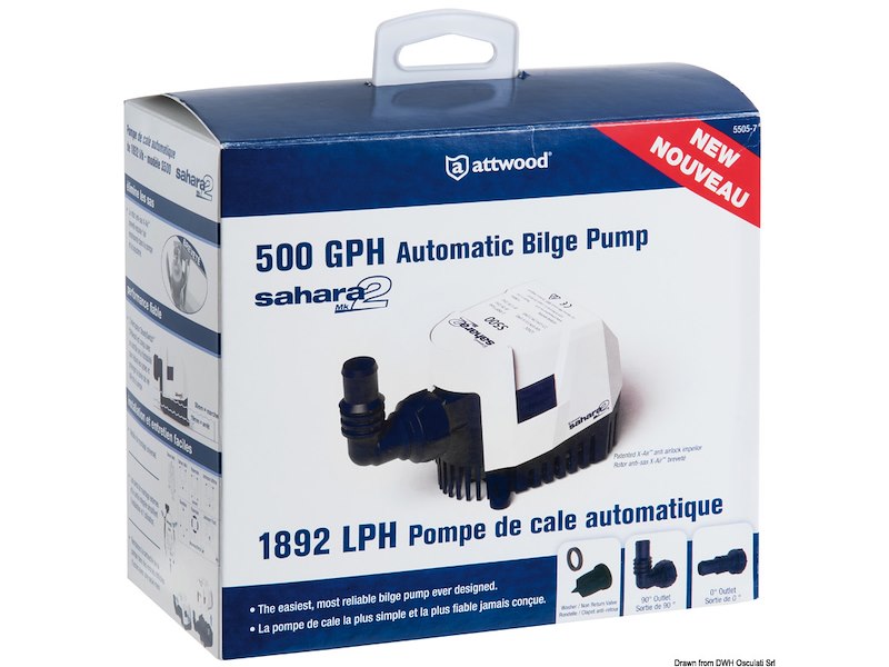Pompa di sentina automatica ATTWOOD Sahara Mk2