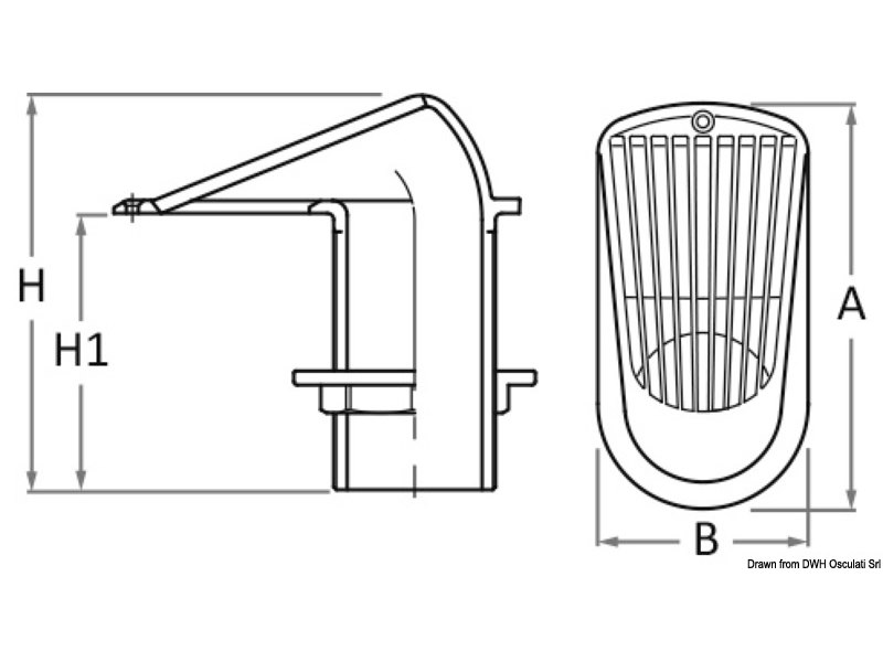 Presa a mare in bronzo GUIDI serie 2000