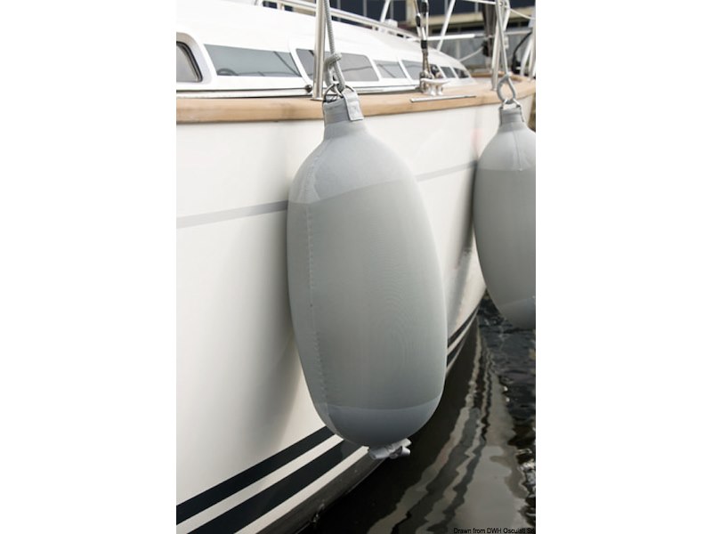 Parabordo cilindrico in tessuto gonfiabile FENDERTEX