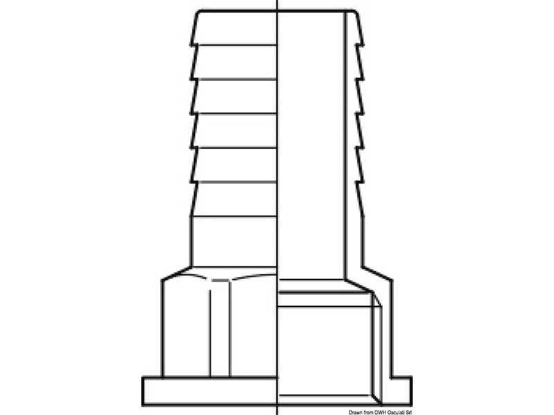 Portagomma femmina in bronzo GUIDI