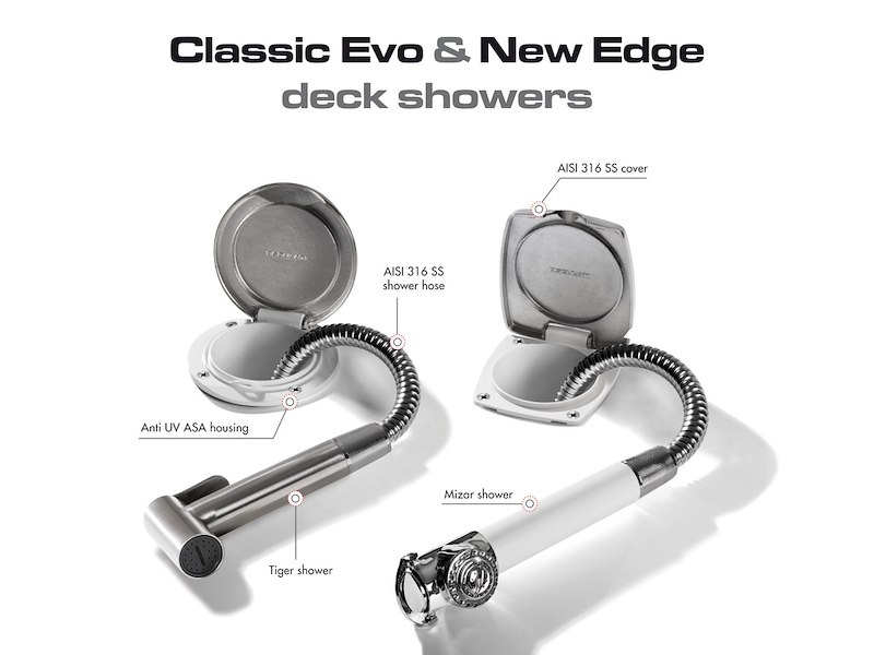 Box doccia Classic Evo con doccia inox Tiger