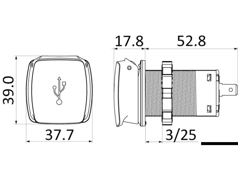 Presa stagna SCANSTRUT Flip Pro
