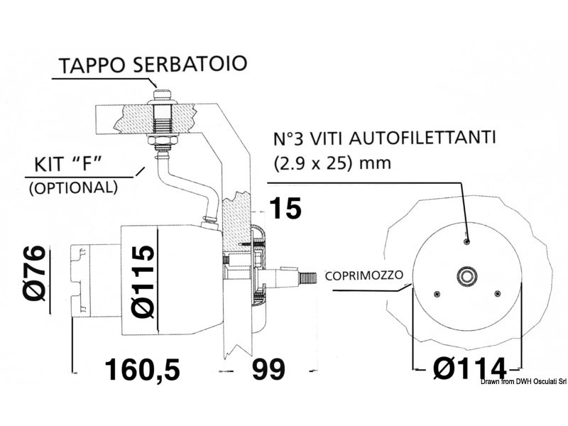 Kit timonerie idrauliche ULTRAFLEX per motori entrobordo