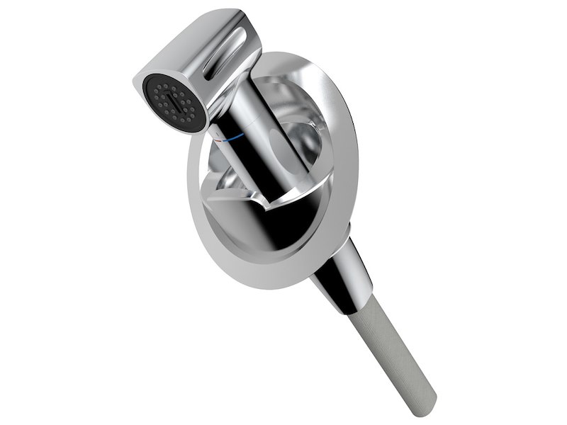 Doccia Saturn con miscelatore acqua calda/fredda integrato