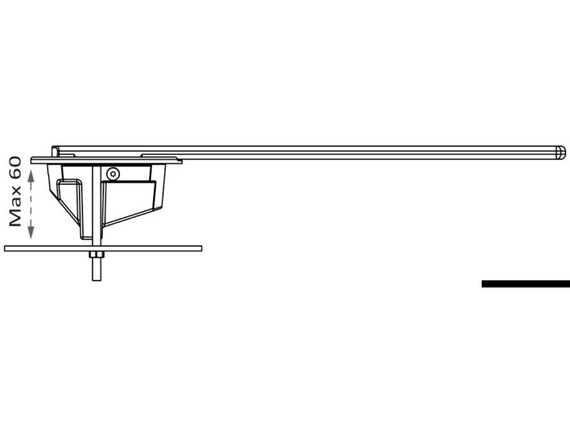Maniglia di risalita a incasso 