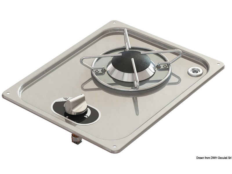 Piano cottura ad incasso in acciaio inox