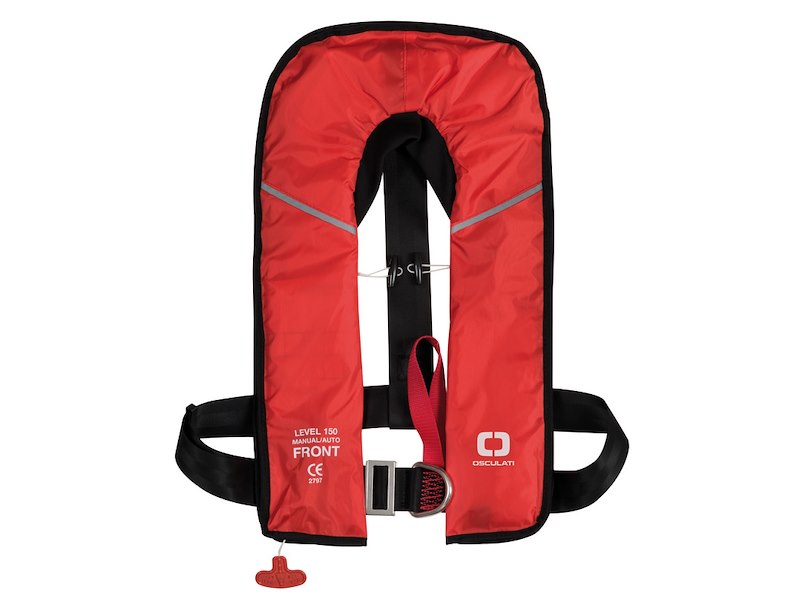Giubbotto autogonfiabile 1MAD 150 N con cintura 