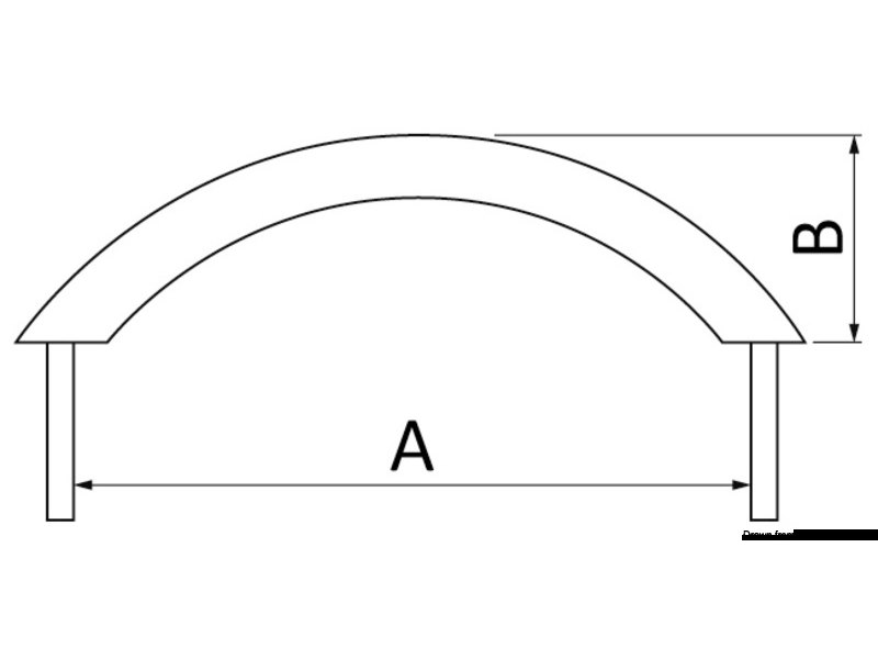 Maniglioni in tubo ovalizzato