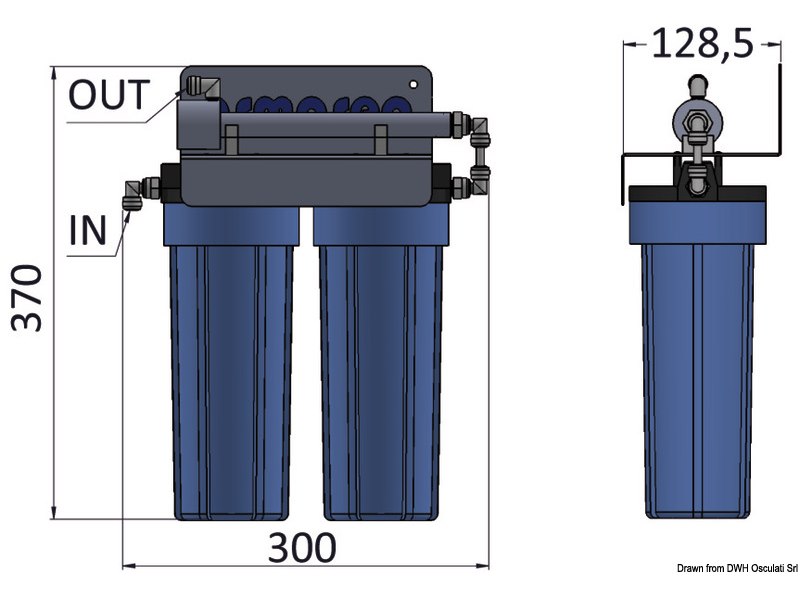 Depuratore acqua 12/24 V LED 