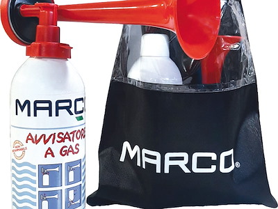 Segnalatore sonoro a gas 400 ml omologato RINA 