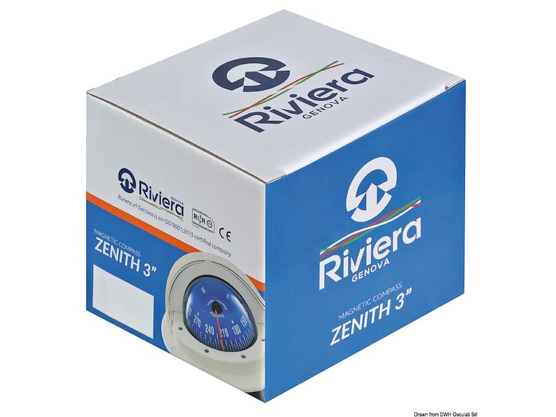 Bussole ad incasso RIVIERA Zenith SLIM da 3”