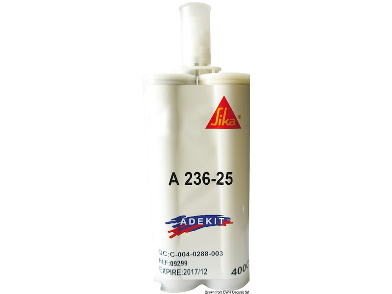 Sika ADEKIT A236-25 ad. bicomponente nero 400 ml  