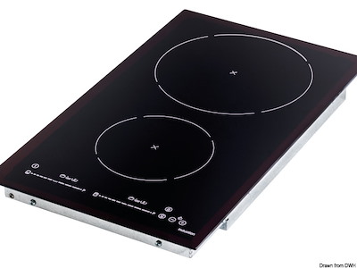 Piani cottura in vetroceramica ad induzione con controllo multislider