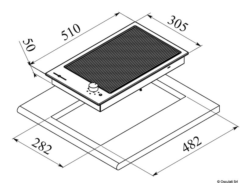 Piano elettrico in acciaio 