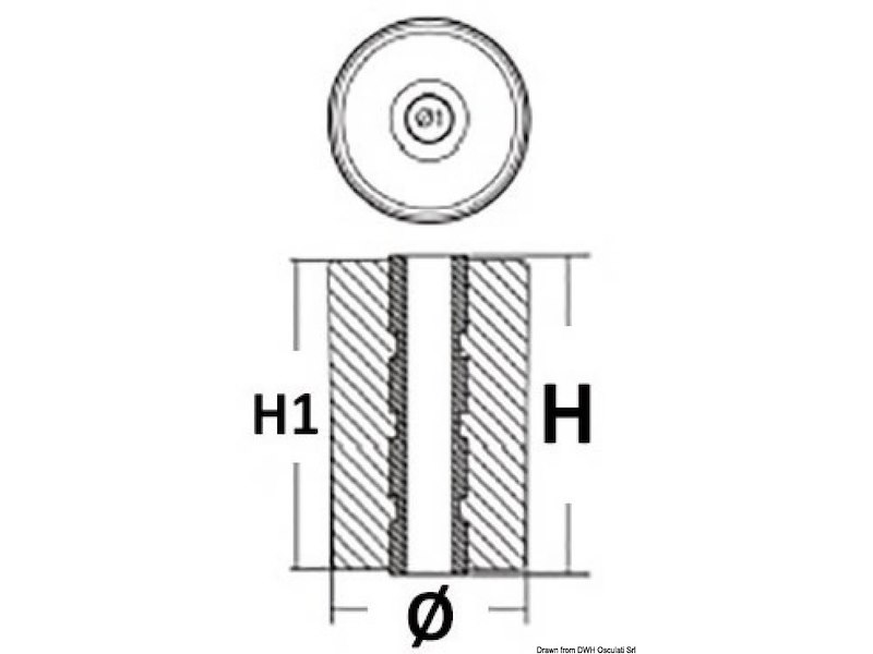 Anodo per scarico Volvo DPH / DPR