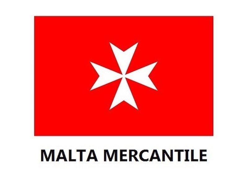 BANDIERA MALTA MERCANTILE