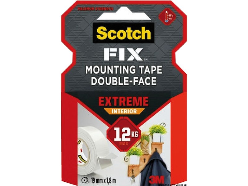 3M Nastro per montaggio da interni 19mm x 1.8 m 