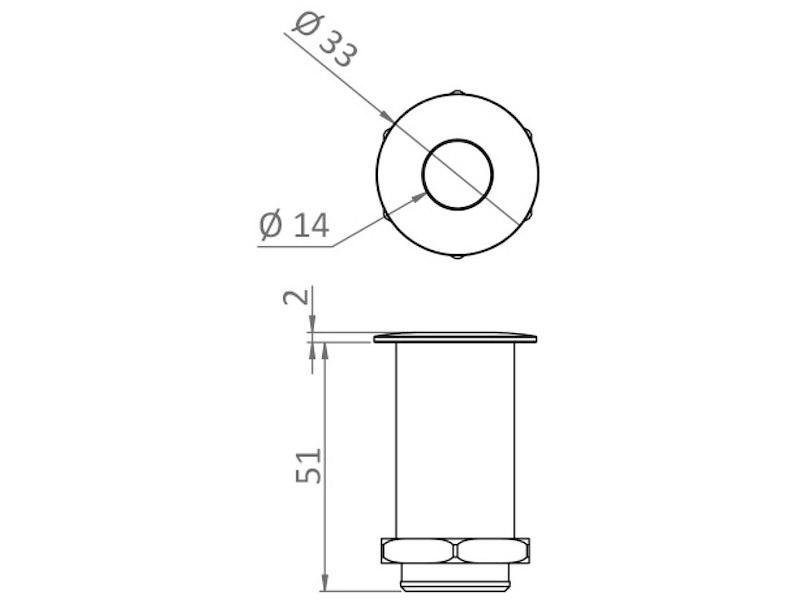 Attacco Rapid Lock per parabordi e tendalini