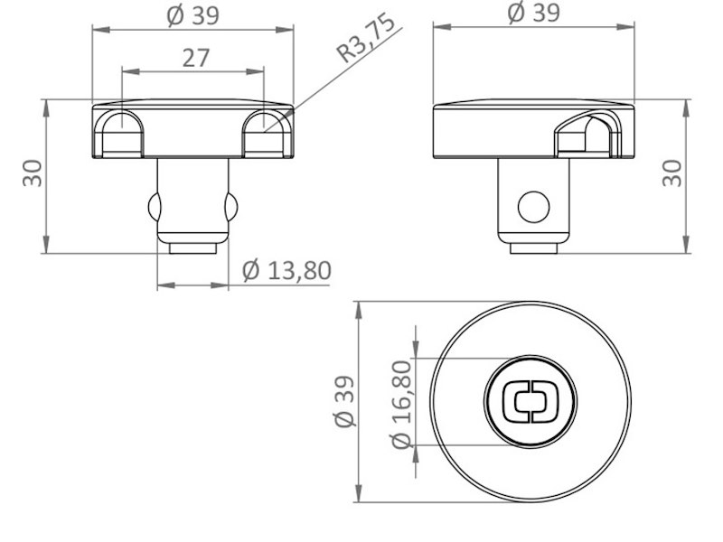Attacco Rapid Lock per parabordi e tendalini