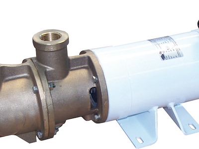 Elettropompa autoadescante monovite in bronzo 24V 