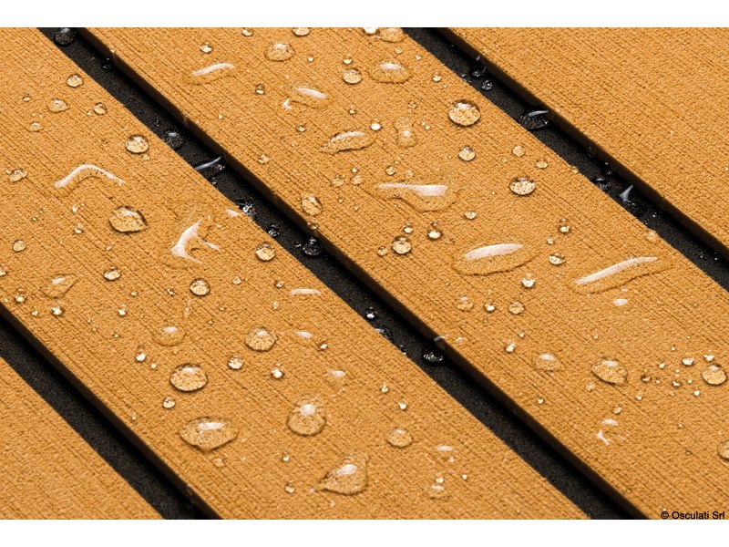Rivestimento autoadesivo Eva Faux Teak per ponti e coperta in EVA effetto teak