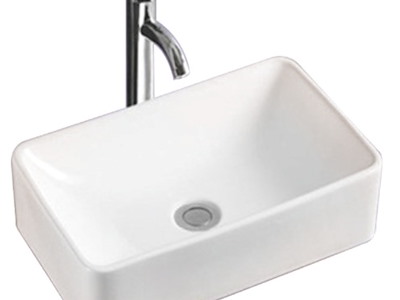 Lavello in ceramica bianca 400x300x130 mm  