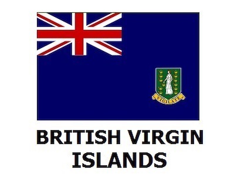 BANDIERA BRITISH VIRGIN ISLANDS