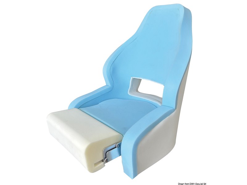 Sedile anatomico imbottito con flip up RM52