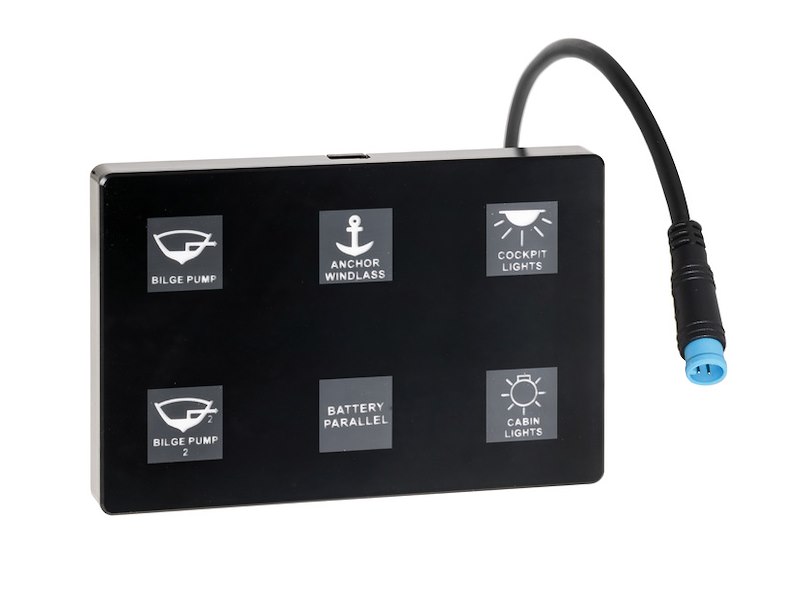 Pannello elettrico touch programmabile con centralina CAN-BUS