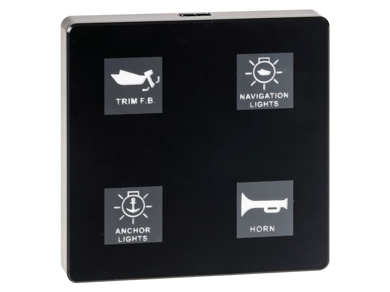 Pannello elettrico touch programmabile con centralina CAN-BUS