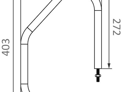Maniglia di risalita a sezione ovale