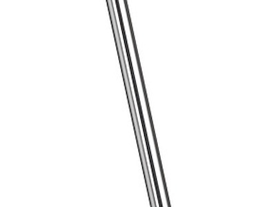 Asta luce telescopica inox 