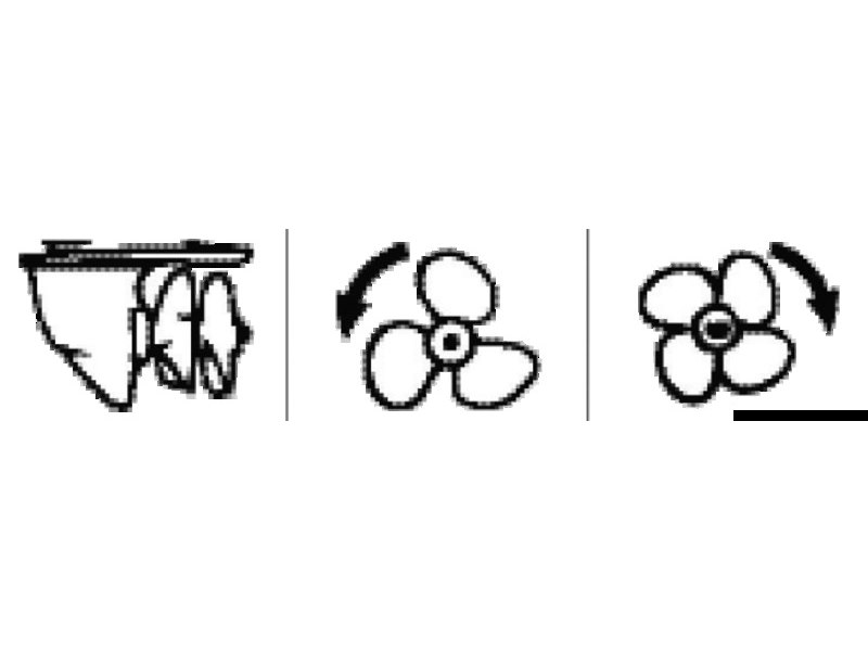 Eliche in alluminio per piedi DP 280/290 VOLVO Duo Prop tipo A