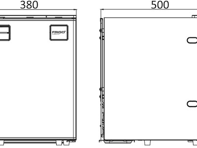 Frigorifero Frigo° con pannello frontale clean touch