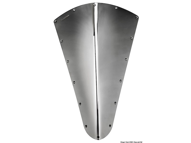 Scudo di prua in acciaio inox AISI316 DOUGLAS MARINE