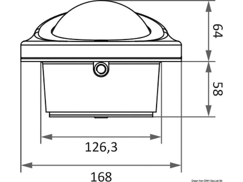 Bussola installazione a soffitto RIVIERA Astra 4”