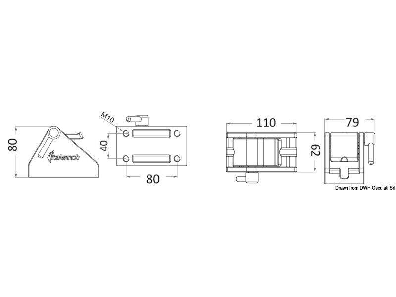 Blocca catena ITALWINCH in acciaio