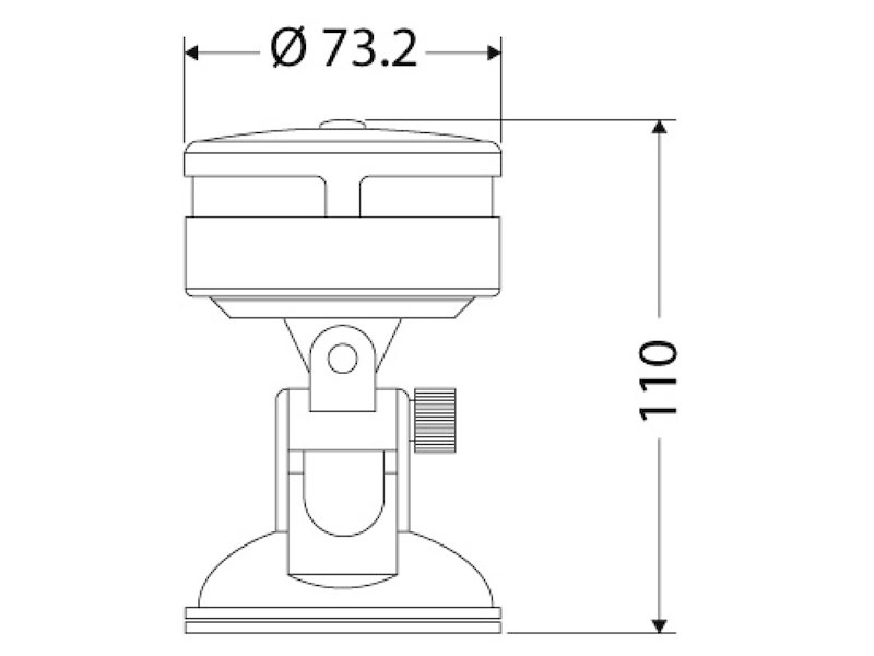 Navilight 360° luce Bianca di fonda 2NM
