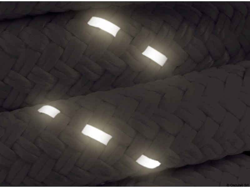 Cime d’ormeggio a terra galleggianti ad alta visibilità con trefolo riflettente